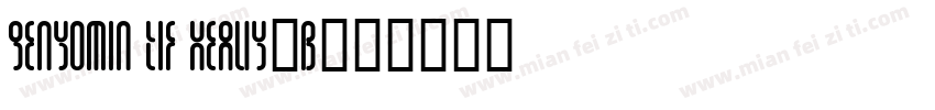 GENYOMIN TIF heavy-b字体转换